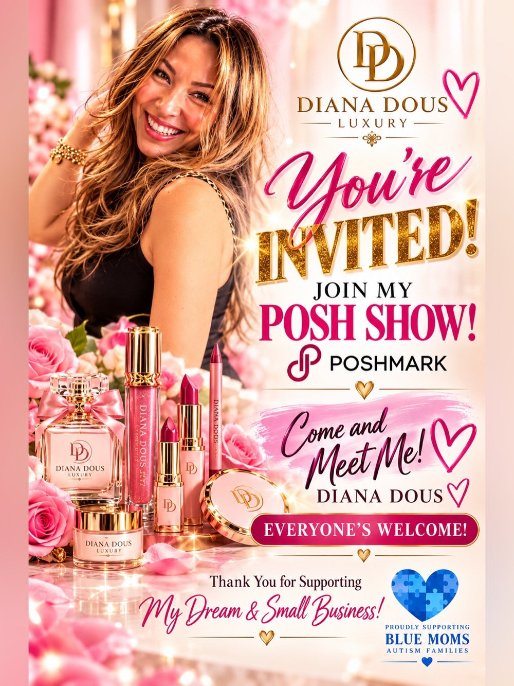 💕 You’re Invited! Join Diana’s Posh Show! Shop, Share & Shine! All Welcome! ✨